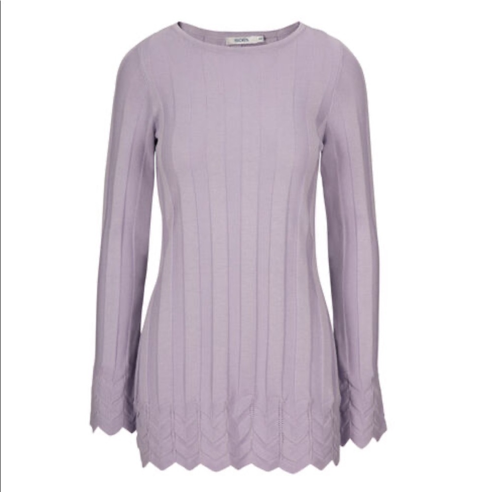 Ricki’s Lilac Mid Pointelle Pullover
